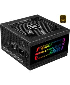 Enermax REVOLUTION DFX 1200W, PC power supply (black, 2x 12VHPWR, 5x PCIe, cable management, 1200 watts)