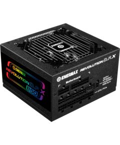 Enermax REVOLUTION DFX 850W, PC power supply (black, 2x 12VHPWR, 4x PCIe, cable management, 850 watts)