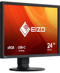 EIZO CS2400R, LED monitor - 24 - black, WXGA, USB-C, HDMI, IPS