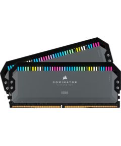 Corsair DDR5 - 32GB - 6000 - CL - 30  (2x 16 GB) dual kit, RAM (black, CMT32GX5M2B6000Z30K, Dominator Platinium, AMD EXPO)