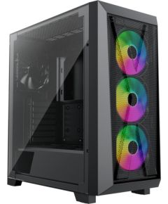 Xilence XILENT X X912.ARGB, tower case (black, tempered glass)