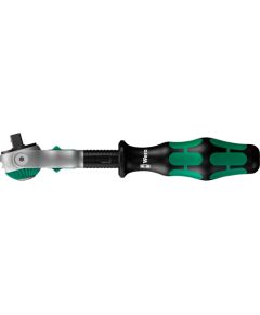 Wera 8100 SC 9 Zyklop speed ratchet set, imperial, 28 pieces, tool set (black/green, 1/2, speed ratchet with swiveling head) Instrumentu kastes