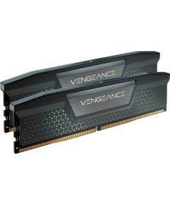 Corsair DDR5 - 96GB - 6400 - CL - 32 (2x 48 GB) dual kit, RAM (black, CMK96GX5M2B6400C32, Vengeance, INTEL XMP)