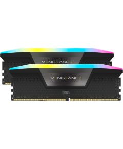Corsair DDR5 - 32GB - 6000 - CL - 36 (2x 16 GB) dual kit, RAM (black, CMH32GX5M2E6000C36, Vengeance RGB, INTEL XMP)