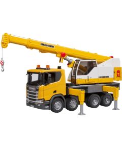 BRUDER Scania Super 560R Liebherr Kran-LKW mit Light & Sound Modul