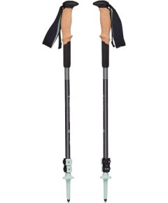 Black Diamond trekking poles Pursuit Shock S/M, fitness device (grey/green, 1 pair, 110-125 cm)