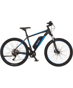 Fischer Die Fahrradmarke FISCHER Bicycle Montis 2.1 (2023), Pedelec (black/blue, 27.5 cm, 48 cm frame)