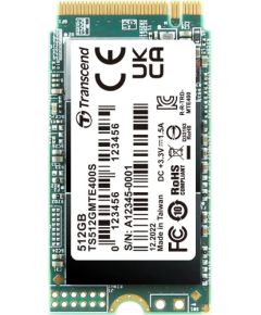 Transcend MTE400S 512GB, SSD (PCIe 3.0 x4, NVMe, M.2 2242)