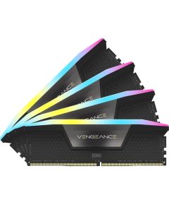Corsair 64 GB DDR5-6600 Kit, memory (black, CMH64GX5M4B6600C32, Vengeance RGB, XMP)