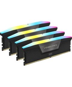 Corsair 192 GB DDR5-5200 Kit, memory (black, CMH192GX5M4B5200C38, Vengeance RGB, XMP)