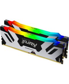 Kingston FURY 64 GB DDR5-6000 Kit, memory (black/silver, KF560C32RSAK2-64, Fury Renegade RGB, XMP)