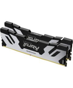 Kingston FURY 64 GB DDR5-6000 Kit, memory (black/silver, KF560C32RSK2-64, Fury Renegade Silver, XMP)