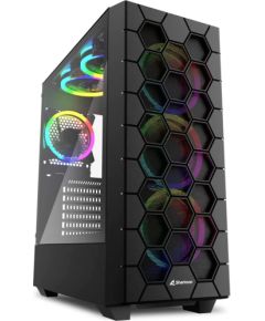 Sharkoon RGB HEX, tower housing (black, tempered glass side panel)