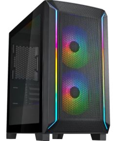 SilverStone SST-FA312Z-BG, Tower Case (black, Tempered Glass)