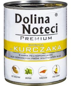 Dolina Noteci DOLINA NOTECI Premium bogata w kurczaka - mokra karma dla psa - 800g