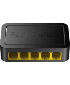 Cudy FS105D network switch Fast Ethernet (10/100) Black