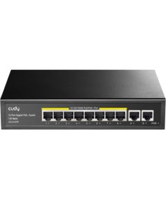 Cudy GS1010PE network switch Gigabit Ethernet (10/100/1000) Power over Ethernet (PoE) Black