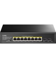 Cudy GS1008PS2 network switch Unmanaged Gigabit Ethernet (10/100/1000) Power over Ethernet (PoE) Black