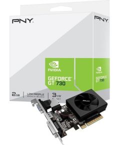 Pny Technologies PNY GeForce GT 730 2GB GDDR3 (VCG7302D3SFPPB)