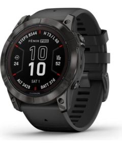 Garmin Fenix 7X Pro Saphire Solar Carbon Gray / Black