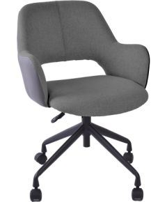 Task chair KENO with castors, grey