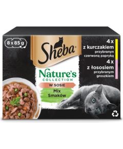 SHEBA Nature's Collection Mix - wet cat food - 8x85g