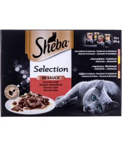 Sheba Selection in Sauce Juicy Flavours 12 x 85 g