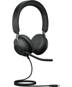 Jabra Evolve2 40 SE, headset (black, stereo, USB-C, UC)