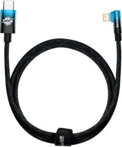 Baseus USB-C to Lightning MVP 20W 1m Cable (Black-blue) USB vads