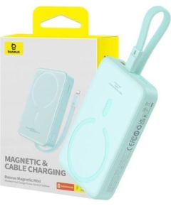 Powerbank Baseus Magnetic Mini 10000mAh 20W MagSafe (mint)