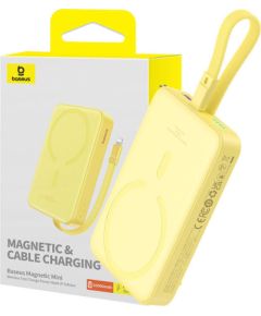 Powerbank Baseus Magnetic Mini 10000mAh 20W MagSafe (yellow)