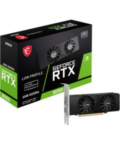 MSI GEFORCE RTX 3050 LP 6G OC graphics card NVIDIA 6 GB GDDR6