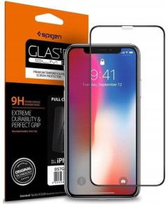 Закаленное стекло Spigen для iphone 11 черный