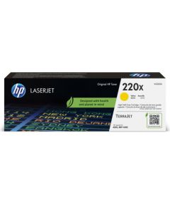 HP 220X High Capacity Yellow Toner Cartridge, 5500 pages, for HP Color LaserJet Pro 4301, 4302, 4303 / W2202X