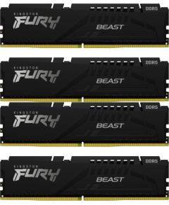 Kingston Fury Beast, DDR5, 64 GB, 5200MHz, CL40 (KF552C40BBK4-64)