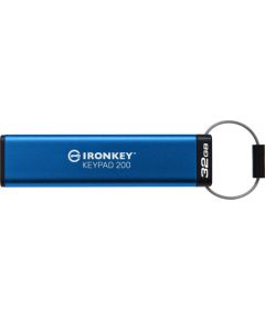 Pendrive Kingston IronKey Keypad 200, 32 GB  (IKKP200/32GB)