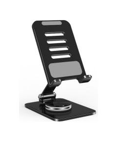 iLike Universal  ST2 Metal Smartphone Stand with Adjustable Perfect Angle&360 Rotation platform Black