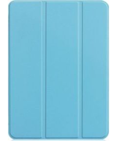 iLike iPad Pro 12.9 6th Gen Tri-Fold Eco-Leather Stand Case  Sky Blue