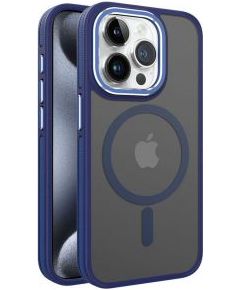 iLike iPhone 15 DUAL METAL FRAME MAGSAFE CASE Apple Blue