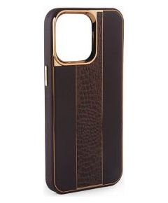 iLike iPhone 14 Leather Case Customized Apple Brown