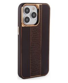 iLike iPhone 15 Pro Leather Case Customized Apple Brown