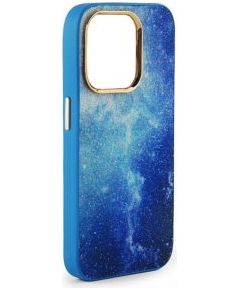 iLike iPhone 15 Print Desire Customized Diamonds Case Apple Blue