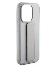 iLike iPhone 15 Silicone Case with stand Apple Silver