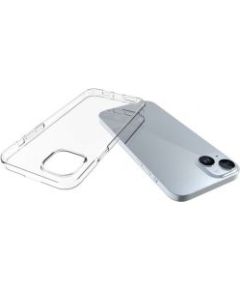 Evelatus iPhone 15 Plus Clear Silicone Case 1.5mm TPU Apple Transparent
