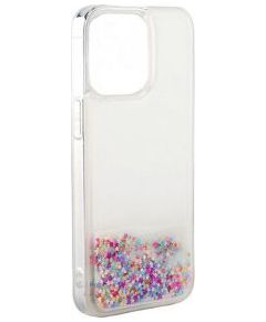 iLike iPhone 13 Silicone Case Water Glitter Apple Rainbow