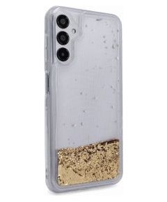 iLike Galaxy A14 5G Silicone Case Water Glitter Samsung Gold