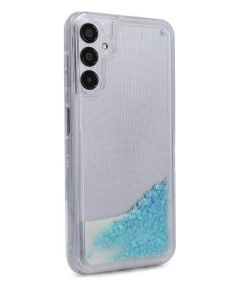 iLike Galaxy A14 5G Silicone Case Water Glitter Samsung Blue