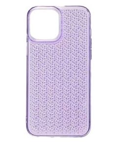 iLike iPhone 14 Silicone case Shine Transparent Apple Violet