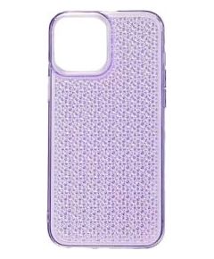 iLike iPhone 14 Silicone case Shine Transparent Apple Violet