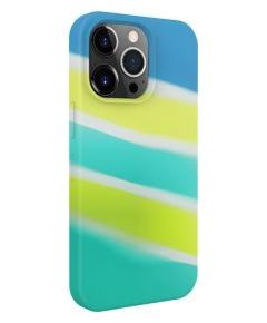 Evelatus iPhone 15 Pro Max Silicone case Multi-Colored Apple Yellow Green